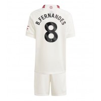 Echipament fotbal Manchester United Bruno Fernandes #8 Tricou Treilea 2023-24 pentru copii maneca scurta (+ Pantaloni scurti)